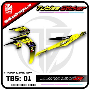 Sticker Striping Jupiter Z1 - Stiker Striping Variasi Motor Jupiter Z1. TBS.01