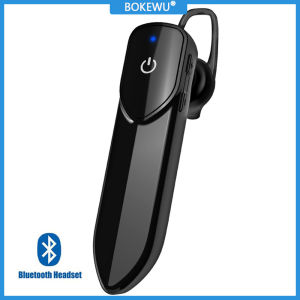 BOKEWU Bluetooth 4.2 Stereo Earphone With Mic Handsfree Business Headset Sport Waterproof Headphones