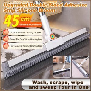 ที่ขูด ที่เก็บอุปกรณ์ทําความสะอาด ไม้กวาดซิลิโคน มัลติฟังก์ชั่น สินค้าดี ไม่มีการดูดซับ อเนกประสงค์