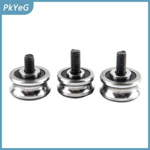 PkYeG Ròng rọc thép trục vít sg15 sg20 sg25 sg66 + M5 M6 M8 Con lăn dẫn hướng