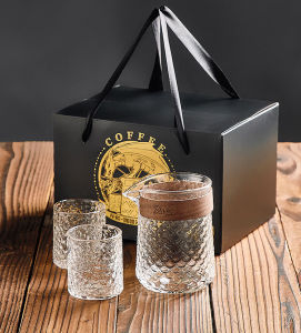 Bộ pha Trà - Cafe bằng thủy tinh có tay cầm tiện dụng