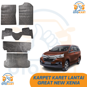 Karpet Lantai GREAT NEW XENIA Karet / Karpet Mobil Karet GREAT NEW XEN