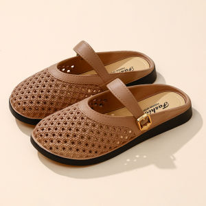 Free Shipping WomenS Breathable Open-Toe Flat-Soled Sandals With A Mesh Upper 2026 Spring/Summer New Collection Casual Flip-Flops