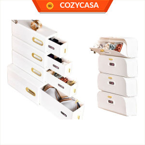 【COZYCASA】Wall-Mounted Storage Box | Underwear & Sock Storage | Drawer or Flip-Top Style