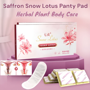 Saffron Snow Lotus Panty Pad Skin Soft Sanitary Pads Ultrathin Skin-friendly Comfortable
