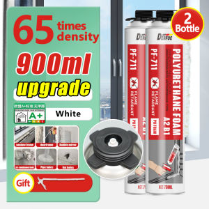 👍900G Send Hose👍Expanding Foam Spray 500 times high foaming Thermal Insulation/Waterproof Plugging /Heat Insulation/Foam Insulation Spray Foam Sealant Polyurethane Foam Spray Wall Insulation Foam Spray Sealant