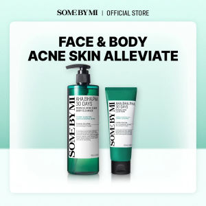 SOME BY MI AHA BHA PHA 30 Days Miracle Acne Clear Body Cleanser 400ml | Triple Acid | Body Wash | Anti Body Acne