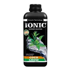Growth Technology IONIC Coco Grow 1L (Soil Drench Fertigation fertiliser for coco/coir as medium NPK :1.9 : 0.7 :2.6 with Trace Elements Calcium Fulvic & Humic Acids Growth Stage Nutrient for All Type of Plants Specialty Fertilizer Flagship Store)