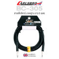 Carlsbro  BC305 Instrument Cable สายแจ็คกีตาร์ 3m / 6m สัญญาณรบกวนต่ำ มาตรฐาน ** แบรนด์ดังจากอังกฤษ **. 