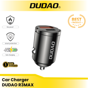 Mini Car Charger DUDAO R3MAX - 48 Watt Fast Chraging Dual Port