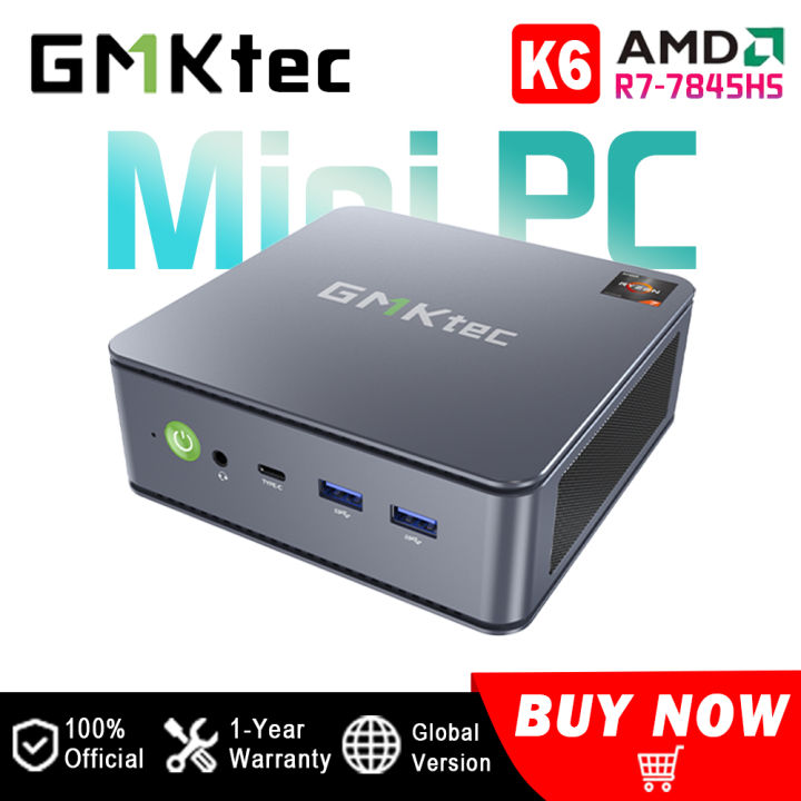 Mini Computers GMKtec Nucbox K6 Mini Gaming PC - AMD Ryzen 7