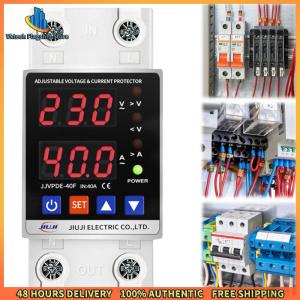 Vktech 220V 40A Over Under Voltage Protector with Digital Display Adjustable Voltage Protection for Home Appliances