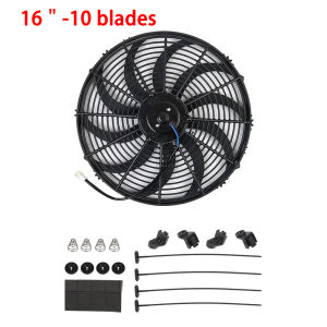 Universal 7/9/10/12/14/16 Inches 12V 80W 2100RPM Car Air Conditioning Electronic Radiator Cooling Fan Blade Electric Cool Kit