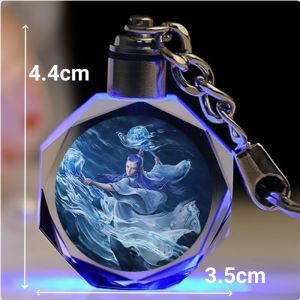 สุดฮิตปี2025!พวงกุญแจรถ นาจา พวงกุญแจคริสตัลของขวัญวันเกิด ระยิบระยับ