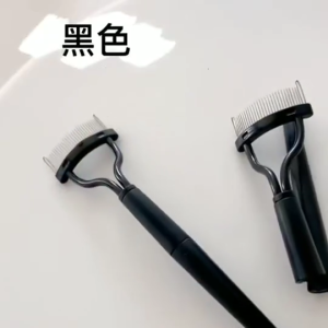 ที่รองปัดขนตาพร้อมชุดที่ดัดขนตาที่ออกแบบโดยส่วนโค้งที่แยกขนตามาสคาร่า-Applicator ชุดแปรงแต่งหน้าขนตาคลิป