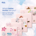 Dala Better Blotter Blotting Sheets 100pcs - Oil Blotter with Mirror. 
