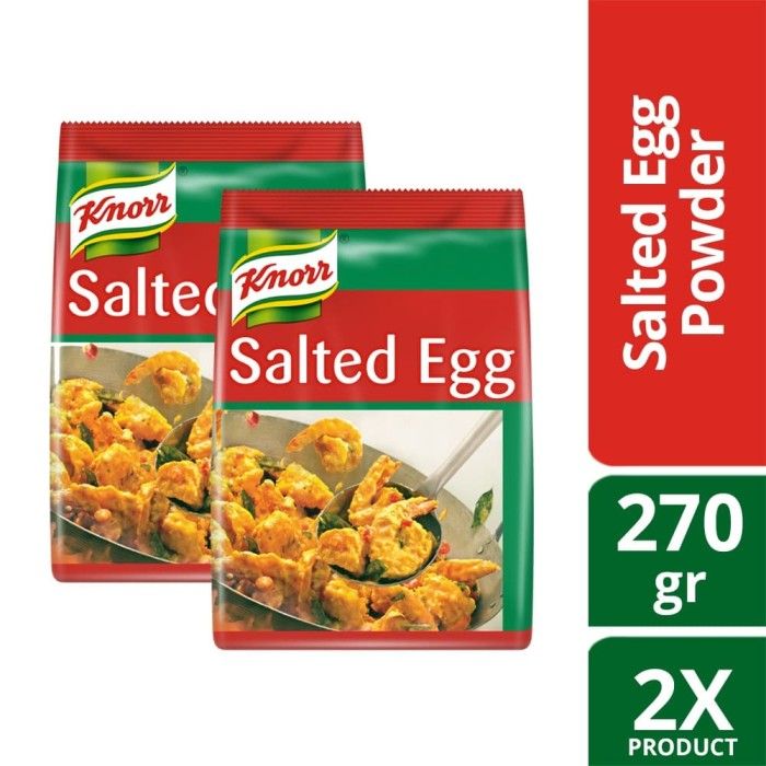 Knorr Golden Salted Egg Powder Pouch 270g Twin Pack Lazada Indonesia