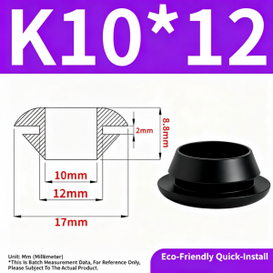 MUNCHX 10PCS Gioăng hộp điện Ống lót dây cao su Chất chống cháy Snap-In Nắp che lỗ cáp  Ống lót xuyên lỗ Vòng bảo vệ dây Hộp điện