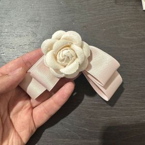 GUERBEIS Kẹp tóc nơ hoa hồng sang trọng với thiết kế hoa thủ công cho phụ nữ-Phụ kiện tóc phong cách hàn quốc thanh lịch