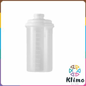 Klimo 1Pc 450ml Transparent Airtight Food Canister Multi-Purpose Sealed Storage Jar Portable Drink Cup
