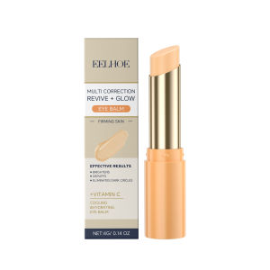 Vitamin C Eye Cream Stick Eye Bag Removal Dark Circles Reduce Fine Lines Anti Puffiness Smooth Moisturizing Brightening Eye Balm