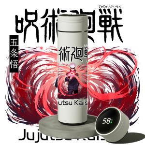 Jujutsu Kaisen 304 stainless steel anime Special Spellcaster Satoru Gojo teacher double dimensional vacuum flask for male female Super cool students Birthday gift