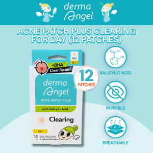 Derma Angel Acne Patch Plus with Salicylic Acid - Clearing for Day 12 Patches