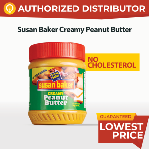Susan Baker CREAMY Peanut Butter 340g / 453g –  Smooth Spread Palaman for Bread Baking & Cooking