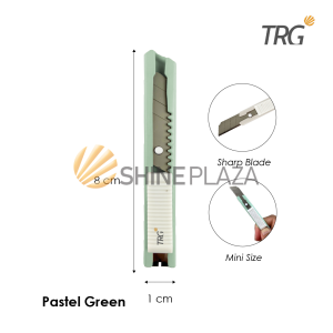 TRG Mini Cutter Pastel Color CU-112 - Pemotong Kertas Cuter Kecil Besi Tajam TRG