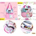 GABAG Breastmilk Cooler Bag Pop Series Ceri with 2 Ice Gel Pack. 