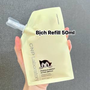 Set Tinh Chất Keo Ong CNP Laboratory Propolis Energy Active Ampule 50ml + 50ml Tặng Tất Hãng