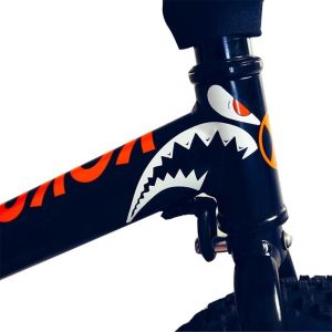 MEEU Heat-resistant Bicycle Part Road Bike Sunscreen Waterproof Shark Head Frame Decorative Sticker Bicycle Stickers Bike Frame Stickers Tube Stickers