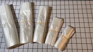White Plastic Bags Transparent Sando Bags Supermarket Shopping Bags For Packaging & Shipping 500Pcs