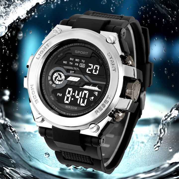 POSHI Fashion Digital Watch For Men Waterproof Original 2023 Sport