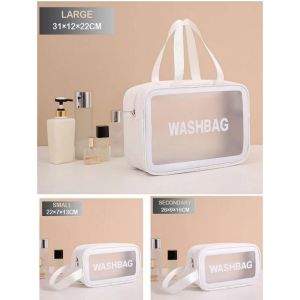 [ Isi 3 Pcs ] Tas Kosmetik Washbag Tas Toiletries Travel Bag Toko Fa Laris