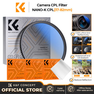 K&F CONCEPT NANO-K CPL Lens Filter Digital Camera Lens Filter is Scratch-resistant and Waterproof Comes with 3 Cleaning Cloths