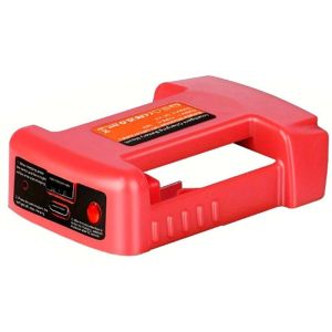 LITTLEX với Type-C Bộ chuyển đổi pin Hộp đựng pin Sạc nhanh Bộ sạc điện Bền bỉ Di động Giá đỡ pin Cho Pin Lithium Milwaukee 18V Dành cho pin Lithium 18V Milwaukee