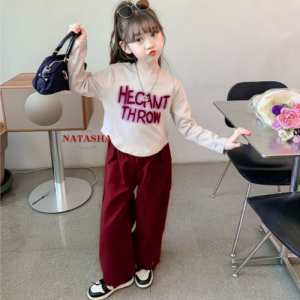 baju anak perempuan dan celana kargo stoper usia 1-12 tahun