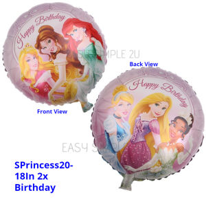 Small Mini Snowflake Elsa Anna Doll Sofia Sophia Snow White Ariel Sailor Moon Princess Girl Balloon