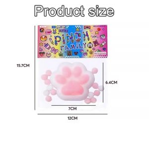 Cute Cat Paw Squeeze Toy Transparent Pearl Cute Claw Slow Rebound Stress Relief Gift