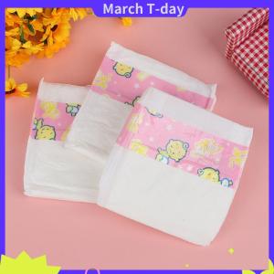 March กางเกงผ้าอ้อม3ชิ้นสวมใส่สำหรับตุ๊กตาอุปกรณ์เสริมของขวัญของเล่นเด็ก