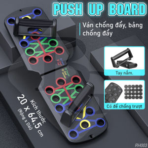 RH003 Dụng Cụ Hít Đất Tập Gym BG - Băng Cứng Chống Đẩy Chịu Lực Cao Có Vạch Kẻ Hướng Dẫn Dễ Diệt Bụi