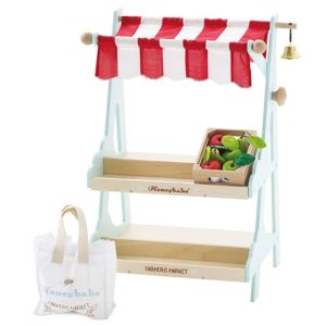 Le Toy Van Wooden Market Stall & Fruit Play