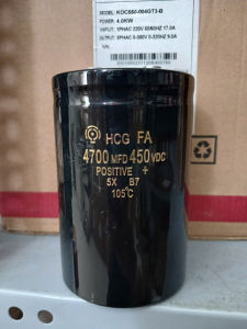 Tụ Hóa 4700uF 400Vdc mới - Tụ Điện Biến Tần 400DC 4700uf HCG FA Mới