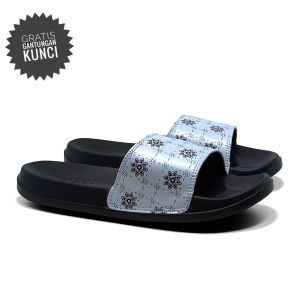 Sandal selop wanita terbaru motif batik premium kekinian ringan nyaman empuk