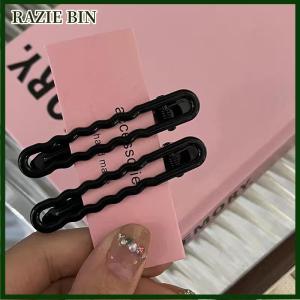 RAZIE BIN คลิปหนีบผมโลหะสีลูกกวาดน่ารัก1เส้นกิ๊บติดผมหน้าม้าอุปกรณ์เสริมสำหรับผมคลิปหนึ่งเส้น