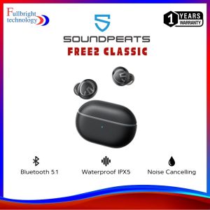 SoundPEATS Free2 หูฟังบลูทูธ หูฟังไร้สาย True Wireless เสียงดี เบสหนัก แบตอึด พร้อมไมค์ในตัว ประกันศูนย์ไทย 6 เดือน ร้านfullbright