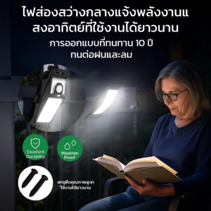 โคมไฟติดผนังกลางแจ้งพลังงานแสงอาทิตย์แบบใหม่ กันน้ำ มีเซ็นเซอร์ตรวจจับร่างกาย เหมาะสำหรับให้แสงสว่างที่บ้าน ลานบ้าน และระเบียง太阳能夹子灯