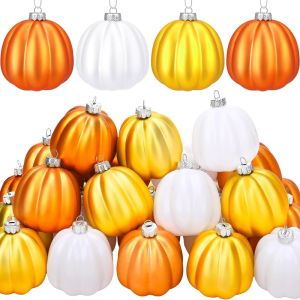20 cái Halloween số lượng lớn Bộ trang trí Nhựa bí ngô orbs với chống phai kết thúc treo dễ dàng cho Nhà Trường