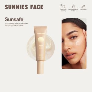Sunnies Face Sunsafe Gel [Invisible SPF 50+ PA+++ Serum Gel Sunscreen]